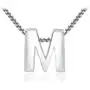 Sea of Ice 925 Sterling Silver Initial Alphabet Capital Letter A-Z Personalized Gift Pendant Necklace, 18'' Sea of Ice 925 Sterling Silver Initial Alphabet Capital Letter A-Z Personalized Gift Pendant Necklace, 18''