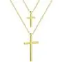 Jertom 14K Gold Plated Necklace, Double Layered Pendants, Fashion Jewelry for Women Girls Jertom 14K Gold Plated Necklace, Double Layered Pendants, Fashion Jewelry for Women Girls