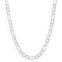 NYC Sterling Authentic Solid Sterling Silver Figaro Link .925 ITProLux Necklace Chains 1MM - 7.5MM, 16'' - 30'', Made in Italy, Men & Women