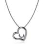 Dayna Designs Moose Heart Necklace - Sterling Silver Jewelry Small for Women/Girls