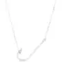 Unique Royal Jewelry 925 Sterling Silver High Polish Nautical Ocean Sea Fishing Hook Pendant and Necklace with Continuous Adjustable Length 16'' to 20''.