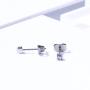 TGNEL Titanium 2mm Square Cubic Zirconia CZ Tiny Stud Earrings for Girl