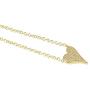 Pave Elongated Heart Pendant Heart Necklaces for Women Cubic Zirconia Necklace Valentines Day Gift