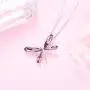 CDE Jewelry Gifts for Girls Womens Necklaces White Gold Plated Dainty Dragonfly Pendant Necklace Embllished Crystal for Women with Box for Valentine Anniversary Brides Wedding