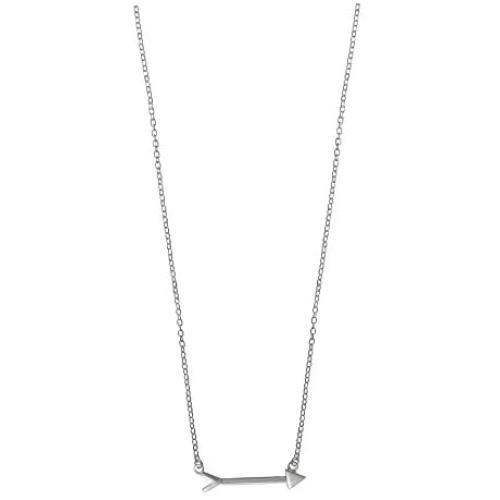 Boma Jewelry Sterling Silver Arrow Necklace, 16 inches