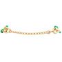 Rosemarie Collections Womens Chunky Link Chain Statement Necklace Set