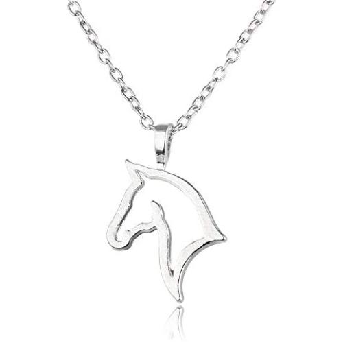 Luvalti Horse Pendant Necklace - Animal Lovers Gift - Family and Friends Jewelry