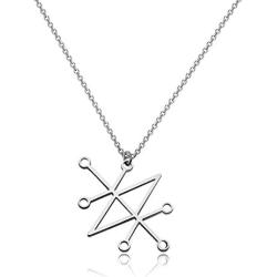 CENWA Sceal Sigil of Azazel Sigil of Demons Necklace Satan Necklace Lesser Key Demon Seal Pendant Goetia Necklace Lemegeton Jewelry Seal Lucifer