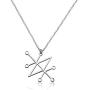 CENWA Sceal Sigil of Azazel Sigil of Demons Necklace Satan Necklace Lesser Key Demon Seal Pendant Goetia Necklace Lemegeton Jewelry Seal Lucifer