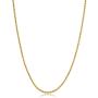 10k Yellow or White Gold 1.8 mm Classic Rope Chain Necklace for Men and women (14, 16, 18, 20, 22, 24, 26 or 30 inch)