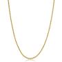 10k Yellow or White Gold 1.8 mm Classic Rope Chain Necklace for Men and women (14, 16, 18, 20, 22, 24, 26 or 30 inch)