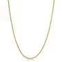 10k Yellow or White Gold 1.8 mm Classic Rope Chain Necklace for Men and women (14, 16, 18, 20, 22, 24, 26 or 30 inch)