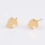 hanreshe Animal Crossing Stud Earrings Punk Jewelry Vintage Copper Earring Cute Gold Rose Gold Small Stud Earrings Girl Boy Gift
