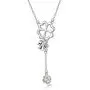 Waysles Heart Pendant Necklace for Women I Love You Rose Flower Opal Necklaces Gifts for Girlfriend Her Waysles Heart Pendant Necklace for Women I Love You Rose Flower Opal Necklaces Gifts for Girlfriend Her