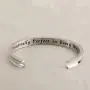 WUSUANED Mary Poppins Quote Practically Perfect in Every Way Hair Tie Grooved Cuff Bangle Bracelet Mother Daughter Friendship Gift WUSUANED Mary Poppins Quote Practically Perfect in Every Way Hair Tie Grooved Cuff Bangle Bracelet Mother Daughter Friendship Gift