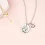 Melix Home Gift for Daughter Necklace from Mom Dad, Youll Always Be My Little Girl Necklace