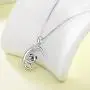 YFN Panda Necklace 925 Sterling Silver Panda Necklace Panda Bamboo Pendant Jewelry for Women Gift