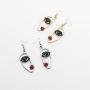 Human Abstract Art Face Crystal Statement Dangle Earrings Vintage Hypoallergenic Face Contour Drop Earring Fashion Punk Style Jewelry for Girls Teens Women