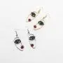 Human Abstract Art Face Crystal Statement Dangle Earrings Vintage Hypoallergenic Face Contour Drop Earring Fashion Punk Style Jewelry for Girls Teens Women