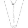 Caiyao 2-3Pcs Stainless Steel Polished Love Heart BFF Sister Pendant Necklace Peacah Heart Long Distance Best Friends Matching Necklace for Teen Girls Women Friendship Jewelry Graduation Gift