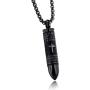 UMtrade Memorial Keepsake Cremation Urn Ashes Necklace Bullet Spanish Version Lords Prayer Pendant