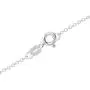 Disney Mickey Mouse and Minnie Mouse Sterling Silver Heart Pendant Necklace, 16” Chain;