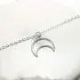 TseanYi Layering Moon Star Necklaces Silver Crescent Moon Pendant Necklace Vintage Bead Choker Necklace Chain Jewelry for Women and Girls