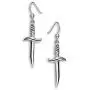 USA 925 Sterling Silver Gothic Dagger Sword Pirate Medieval Renaissance Dangle Earrings USA 925 Sterling Silver Gothic Dagger Sword Pirate Medieval Renaissance Dangle Earrings
