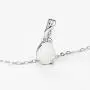 Opal Necklace Sterling Silver Teardrop Pendant October Birthstone Jewelry for Women 18 inch Opal Necklace Sterling Silver Teardrop Pendant October Birthstone Jewelry for Women 18 inch
