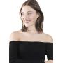 Happiness Boutique Women Herringbone Choker Necklace in Gold Color Delicate Necklace Stainless Steel