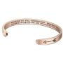 KEPKGO Inspirational Cuff Bracelets Gifts for Women, Bangle Bracelets for Women Men Engraved Personalized Jewelry Motivation Cuff Bracelets Christmas Eve Gift Daily Reminder…
