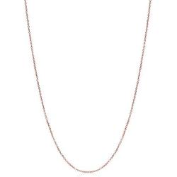 River Island Sterling Silver 1 mm Rolo Chain Size 14-36'' | Available in Silver, Rose and Yellow Gold