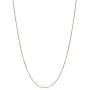 River Island Sterling Silver 1 mm Rolo Chain Size 14-36'' | Available in Silver, Rose and Yellow Gold