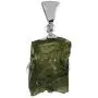 Starborn Sterling Silver Natural 20-30 carat Moldavite Pendant Starborn Sterling Silver Natural 20-30 carat Moldavite Pendant
