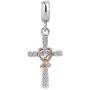 LovelyCharms Cross Charm with God All Things are Possible Religious Dangle Bead Fits European Bracelets LovelyCharms Cross Charm with God All Things are Possible Religious Dangle Bead Fits European Bracelets