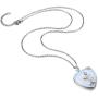 CrystalTears Natural Healing Crystal Necklace Flower Wire Wrapped Heart Stone Pendant Gemstone Necklace Jewelry for Women Girls
