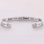 BTYSUN Bracelets for Women Inspirational Gifts for Women Girls Motivational Birthday Cuff Bangle Friendship Personalized Mantra Jewelry Come Gift Box