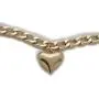 TFJ Women Fashion Jewelry Boot Bracelet Gold Metal Chain Links Shoe Bling Love Heart Charm