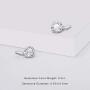 missaqua Swarovski Crystal Earrings for Women Round Leverback Drop Pierced Earrings Jewelry Gifts for Her