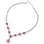 Shop LC Delivering Joy Bridal Statement Necklace Glass Crystal Earrings Bracelet Wedding Fashion Prom Jewelry Sets for Women 20'' 7.5''