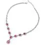 Shop LC Delivering Joy Bridal Statement Necklace Glass Crystal Earrings Bracelet Wedding Fashion Prom Jewelry Sets for Women 20'' 7.5''