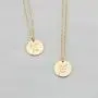 LUIWIN Inspirational Disc Necklace 14K Gold Plated Simple Engraved Hand Stamped Round Pendant Necklace Jewelry Gift for Women Girls 15 mm Disc,18'' + 2'' ext … LUIWIN Inspirational Disc Necklace 14K Gold Plated Simple Engraved Hand Stamped Round Pendant Necklace Jewelry Gift for Women Girls 15 mm Disc,18'' + 2'' ext …