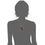 Sterling Silver Pressed Flower Heart Pendant Necklace Sterling Silver Pressed Flower Heart Pendant Necklace