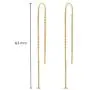 HIGHSTREET .925 Sterling Silver threader chain drop earrings for women | nickel free and Hypoallergenic | lightweight and comfortable for all day wear HIGHSTREET .925 Sterling Silver threader chain drop earrings for women | nickel free and Hypoallergenic | lightweight and comfortable for all day wear