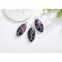 XIANNVXI Healing Crystal Stone Heart Pendant Necklace Tree of Life Wire Wrapped Necklaces Reiki Natural Gemstone Quartz Jewelry for Women