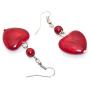 Heavstjer Fashion Piercing Jewelry Turquoise Heart Teardrop Dangle Drop Earrings