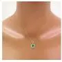 RYLOS Ladies Ring, Earring & Necklace Matching Set with Oval Shape Gemstone & Genuine Sparkling Diamonds in 14K Yellow Gold Plated Silver .925-6X4MM Color Stone 18'' Chain Birhtstone Jewelry
