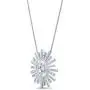 SWAROVSKI Womens Sunshine Jewelry Collection, Rhodium Finish, Blue Crystals, Clear Crystals SWAROVSKI Womens Sunshine Jewelry Collection, Rhodium Finish, Blue Crystals, Clear Crystals