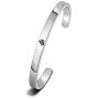 WUSUANED Yoga Jewelry Stainless Steel Aum Ohm Om Cuff Bracelet Meditation Gift