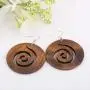African Wooden Earrings for Women EVBEA Big Statement Circle Beautiful Earrings